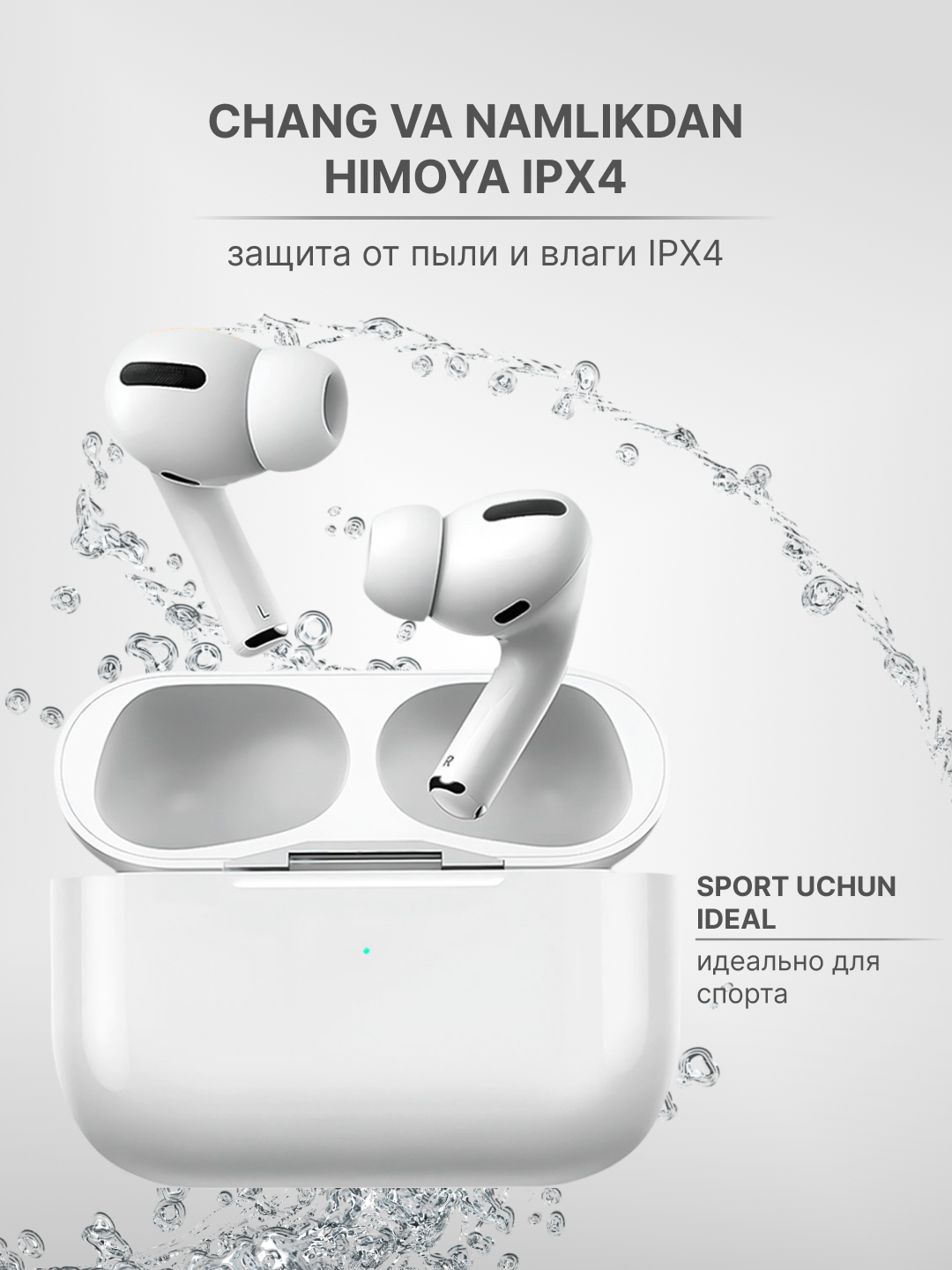 Беспроводные наушники Pods Pro 2 Premium, сенсорные, с беспроводной ...