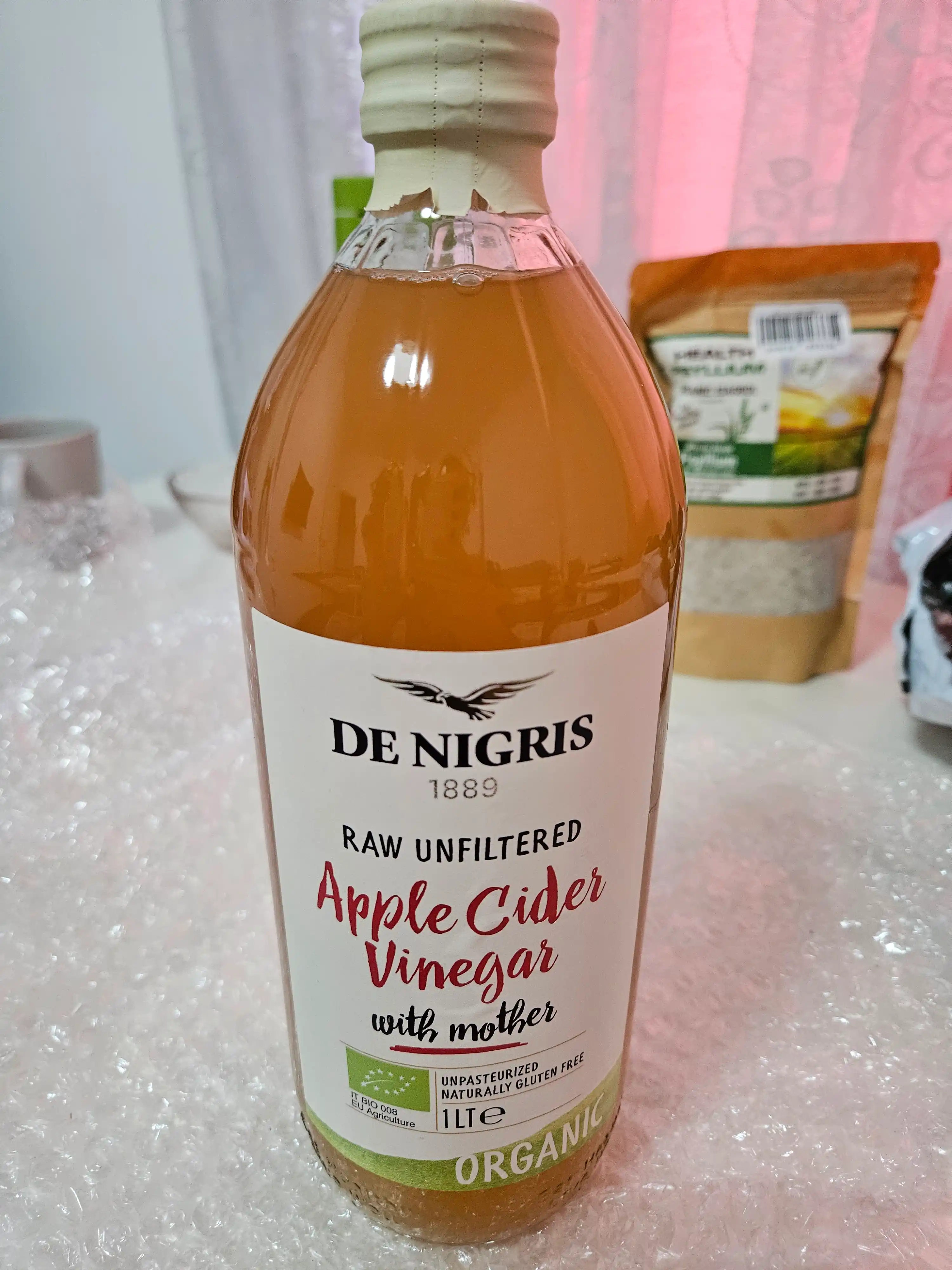 De Nigris Уксус яблочный нефильтрованный, 1 л