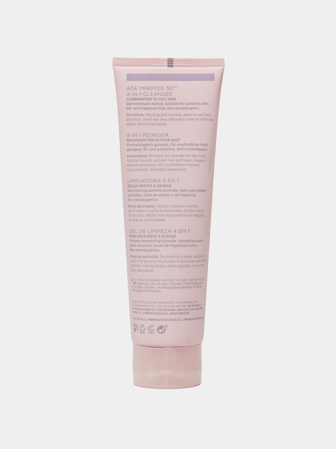 Очищающее средство TimeWise Age Minimize 3D, для комбинированной / жирной кожи, 10089026