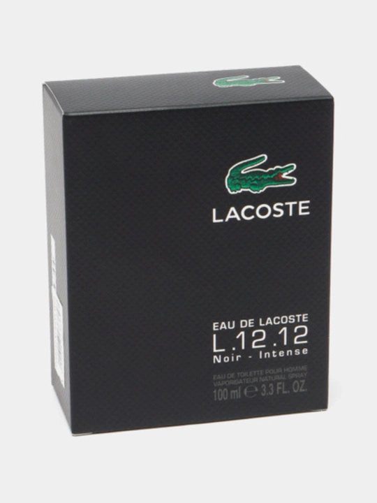 Laceste L.12.12 Blanc. L.12.12 Noir Intense xushbo'ylangan suvi, 100 ml