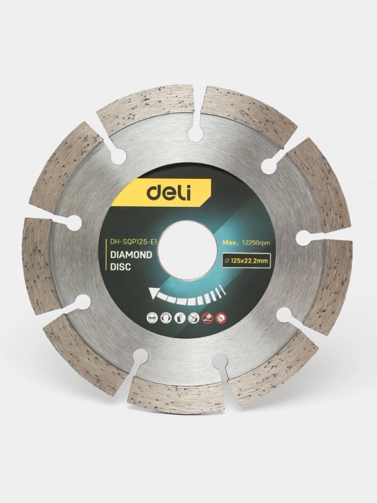 Olmos disk Deli EDH-SQP125-E1, 125 * 22.2 mm