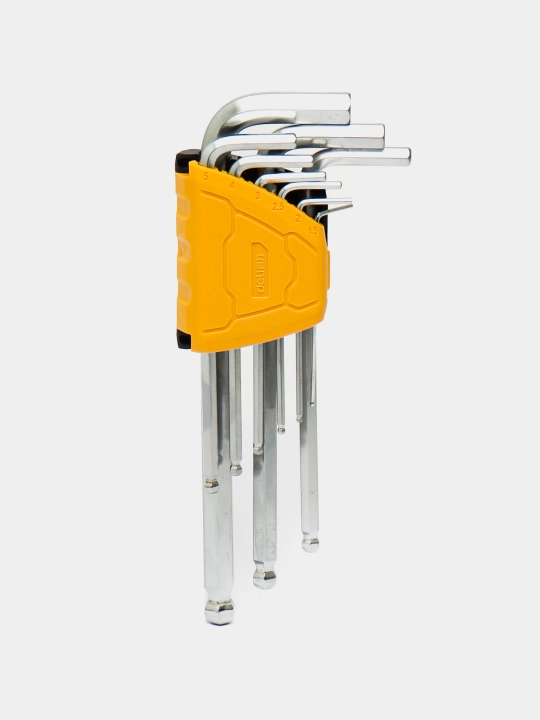 Шестигранник скругленный в набор Deli EDL3088, 9 шт, 1.5-10mm