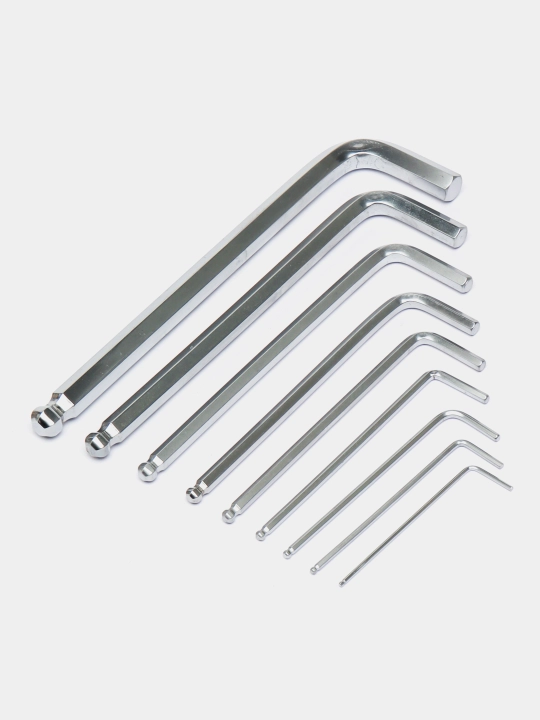 Шестигранник скругленный в набор Deli EDL3088, 9 шт, 1.5-10mm