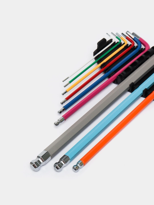 Dumaloq olti burchakli to'plam Deli DL232609, 9 dona, 1.5-10 mm