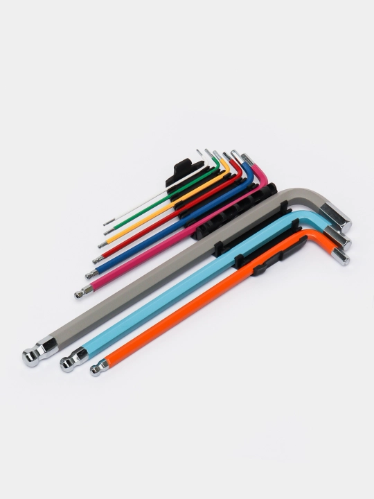 Dumaloq olti burchakli to'plam Deli DL232609, 9 dona, 1.5-10 mm