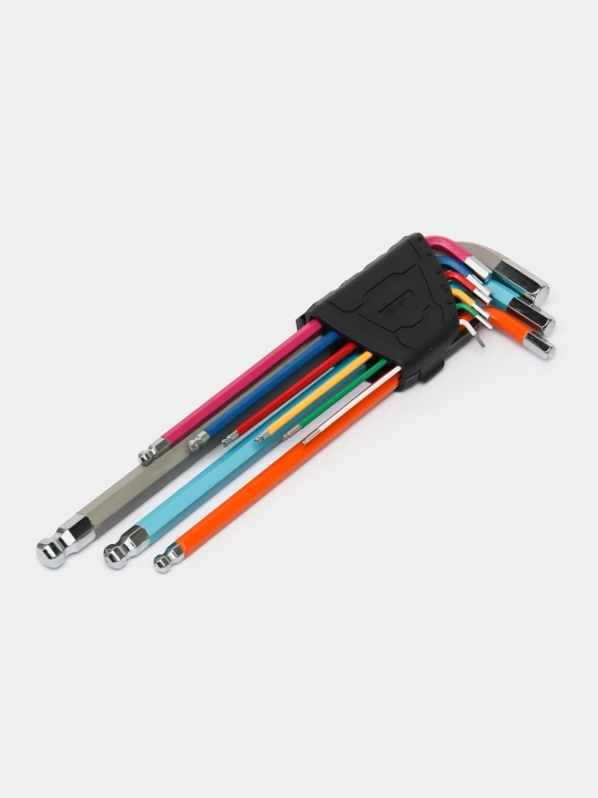 Dumaloq olti burchakli to'plam Deli DL232609, 9 dona, 1.5-10 mm