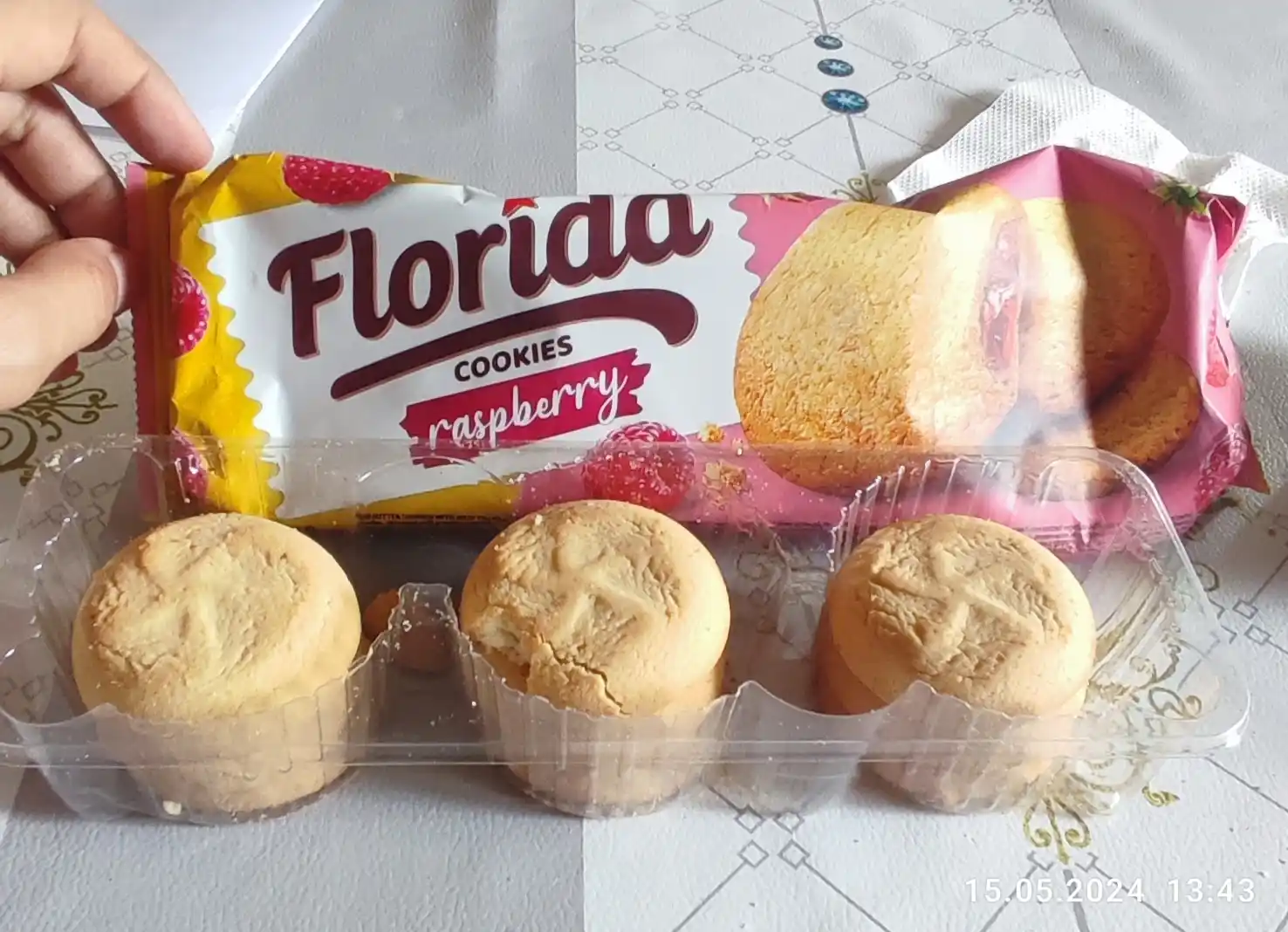 Печенье Florida, со вкусом малины, 158 г