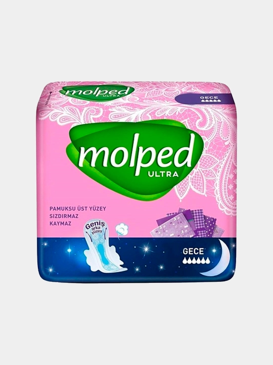Прокладки гигиенические Molped Ultra Night Fresh, 7 шт - 