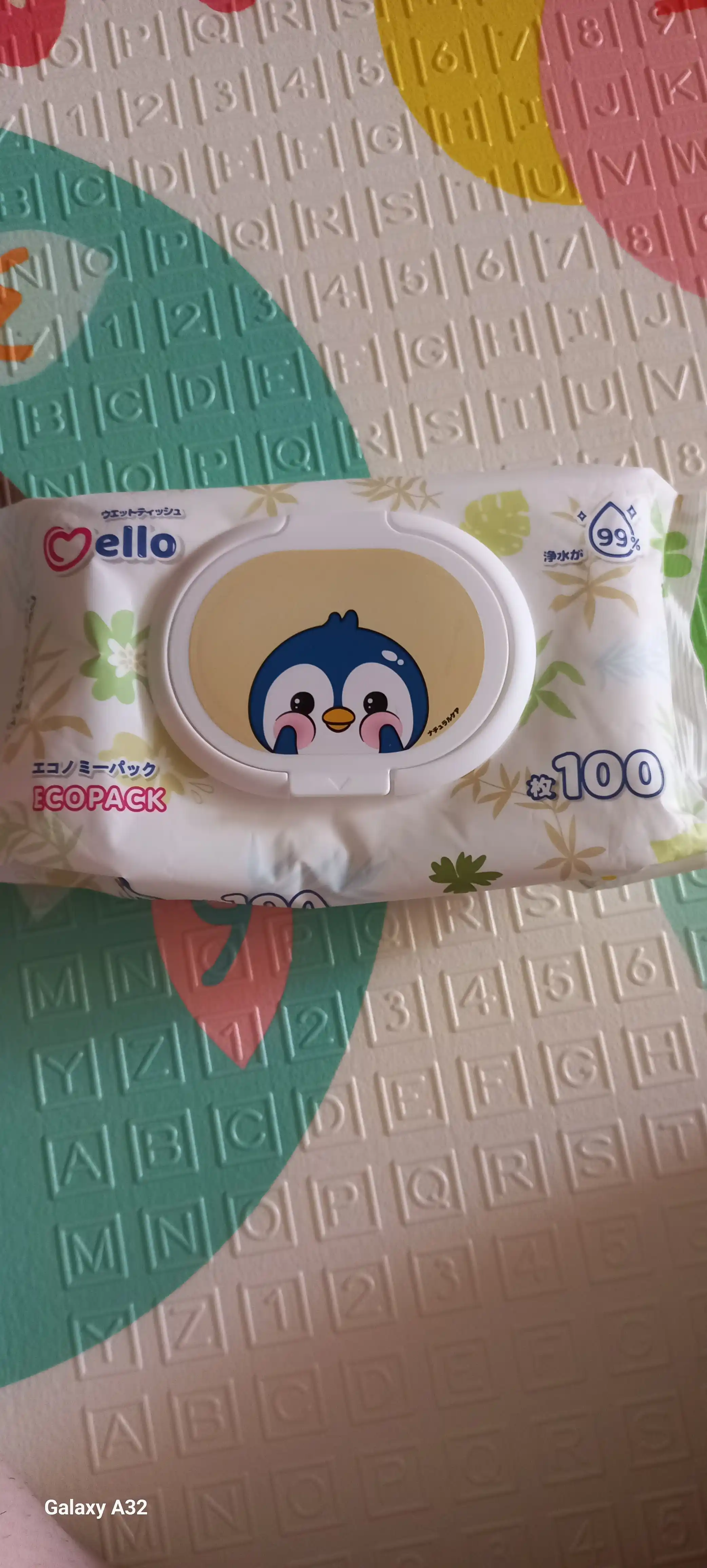 Gigienik bolalar uchun nam salfetkalar MELLO, 100 dona
