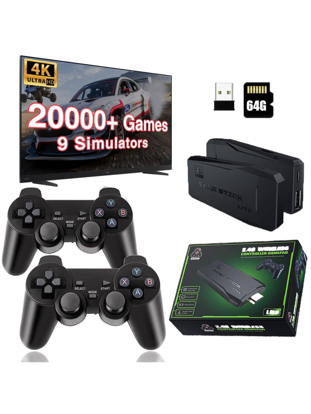 Игровая приставка Game Stick Lite, 64 гб купить по низким ценам в ...