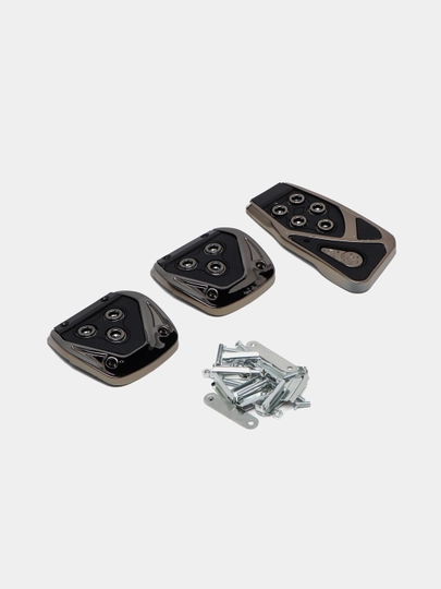 Чехлы для педалей Lacetti, Cobalt, Nexia 1-2-3, Ravon, Matiz, Spark, универсал — 1001ME-PEDAL-ЧЕРН