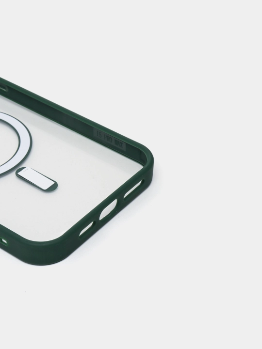 Чехол MagSafe для iPhone 7, 8, SE, XR, 11, 12, 13, 14, 15, 16 Pro, Max, Plus, mini, прозрачный, силиконовый