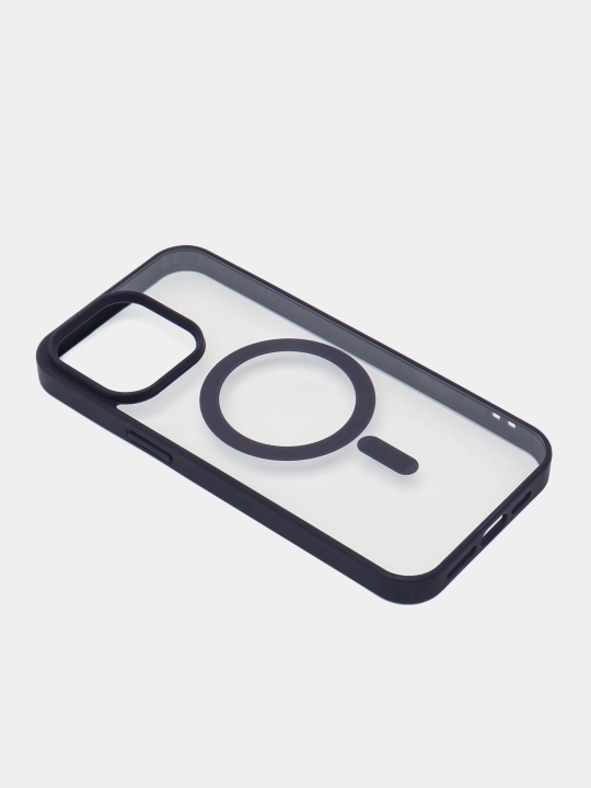 Чехол MagSafe для iPhone 7, 8, SE, XR, 11, 12, 13, 14, 15, 16 Pro, Max, Plus, mini, прозрачный, силиконовый