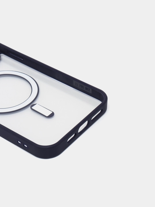 Чехол MagSafe для iPhone 7, 8, SE, XR, 11, 12, 13, 14, 15, 16 Pro, Max, Plus, mini, прозрачный, силиконовый