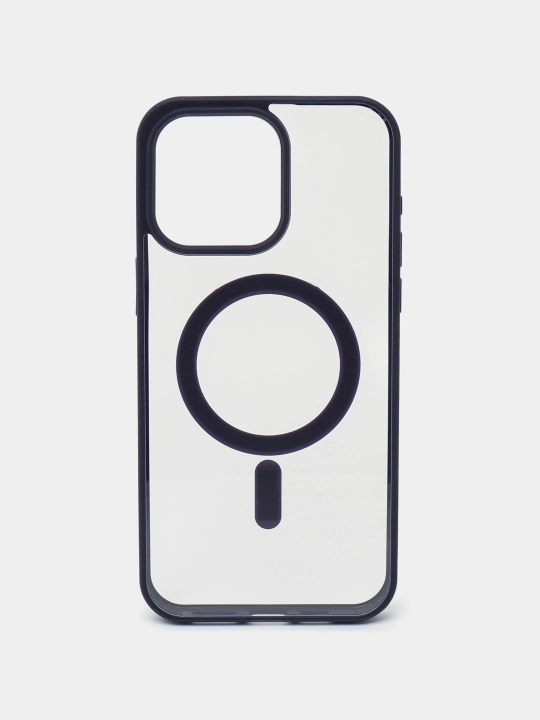 Чехол MagSafe для iPhone 7, 8, SE, XR, 11, 12, 13, 14, 15, 16 Pro, Max, Plus, mini, прозрачный, силиконовый
