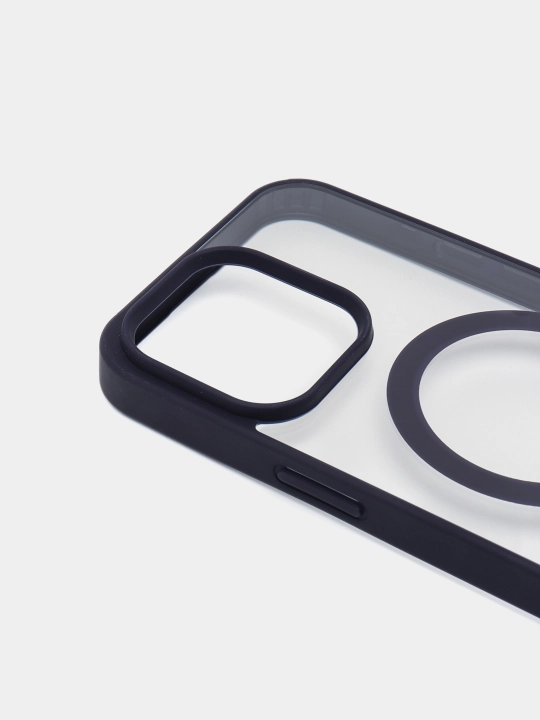 Чехол MagSafe для iPhone 7, 8, SE, XR, 11, 12, 13, 14, 15, 16 Pro, Max, Plus, mini, прозрачный, силиконовый
