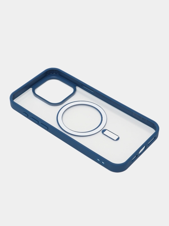 Чехол MagSafe для iPhone 7, 8, SE, XR, 11, 12, 13, 14, 15, 16 Pro, Max, Plus, mini, прозрачный, силиконовый