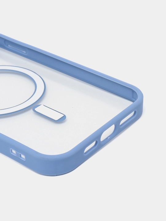 Чехол MagSafe для iPhone 7, 8, SE, XR, 11, 12, 13, 14, 15, 16 Pro, Max, Plus, mini, прозрачный, силиконовый