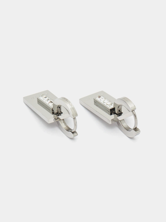 Серьги Stainless Steel, из нержавеющая стали, украшения для девушек и женщин