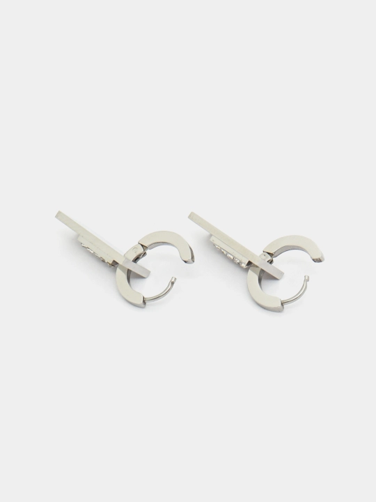 Серьги Stainless Steel, из нержавеющая стали, украшения для девушек и женщин