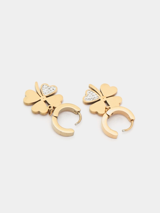 Серьги Stainless Steel, из нержавеющая стали, украшения для девушек и женщин