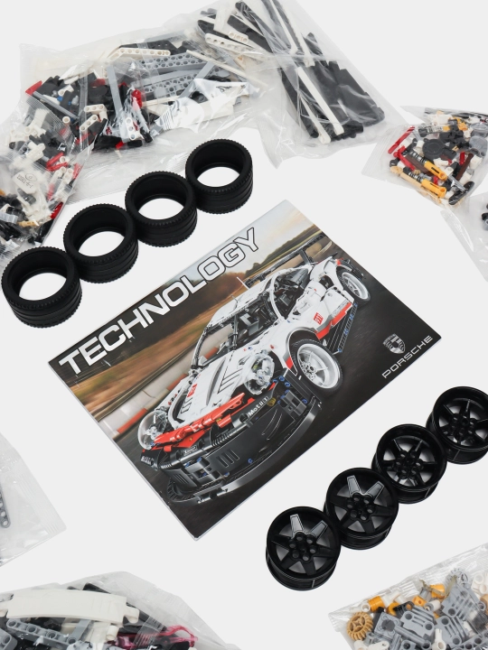 Конструктор Technic Ferrari, Bugatti, Porsche, BMW, спортивная машина, спорткар, мотоцикл