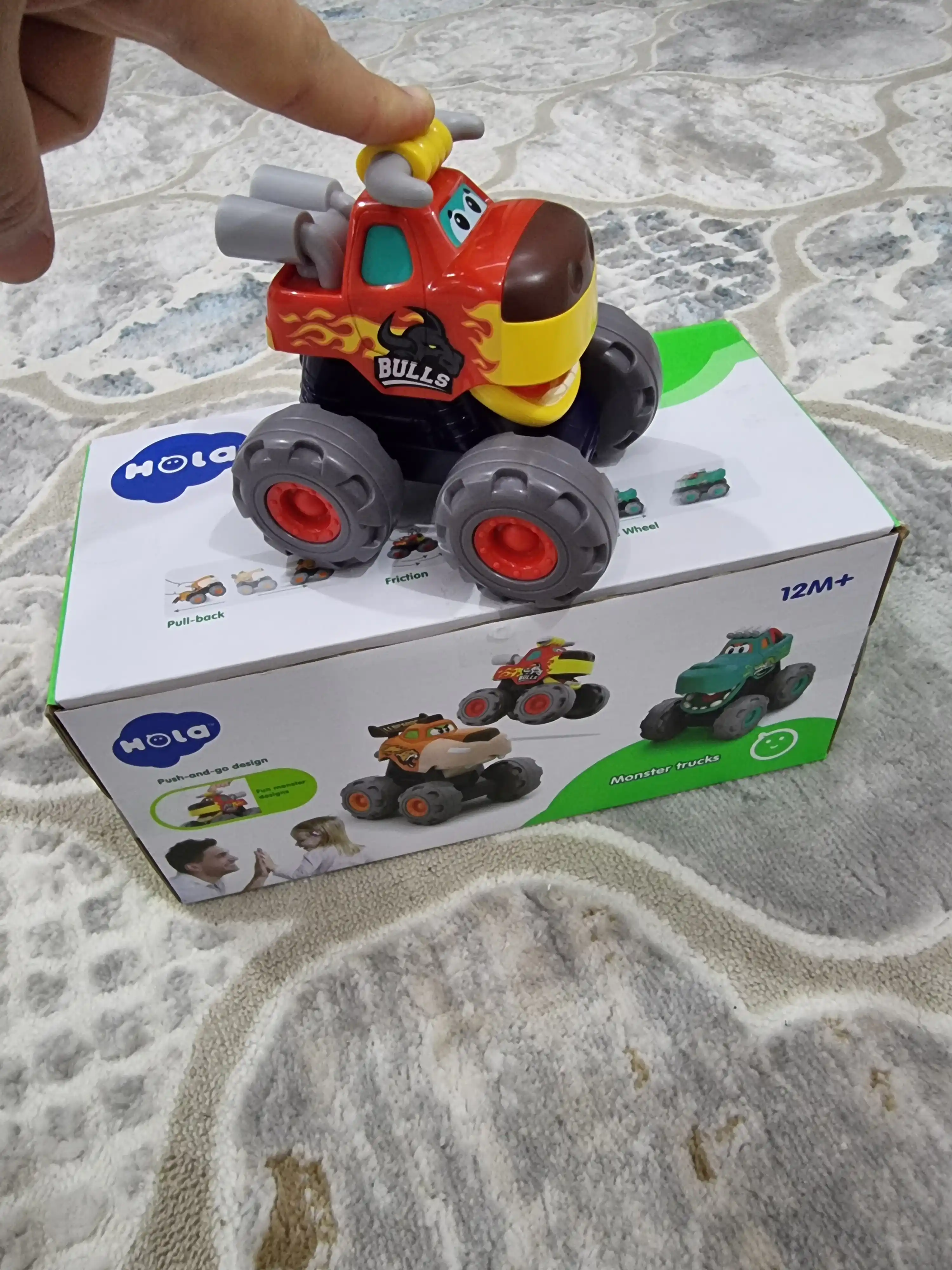Mashinalar to'plami Hola Monster Truck, 3 dona