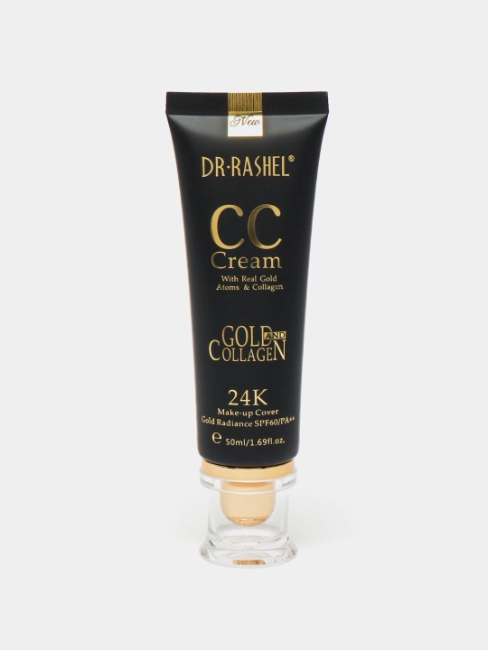 CC tonal kremi makiyaj uchun 24K gold collagen SPF60+, 50 ml
