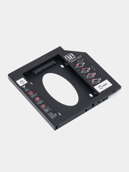 Optibay 12.7 va 9.5 sleds, dvd, ssd, noutbuk uchun hdd adapteri