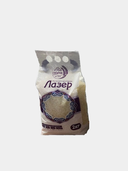 CHEMPION Рис высшего сорта Хорезма Лазер 2 кг