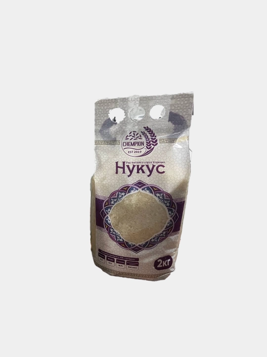 CHEMPION Рис высшего сорта Хорезма Нукус 2 кг