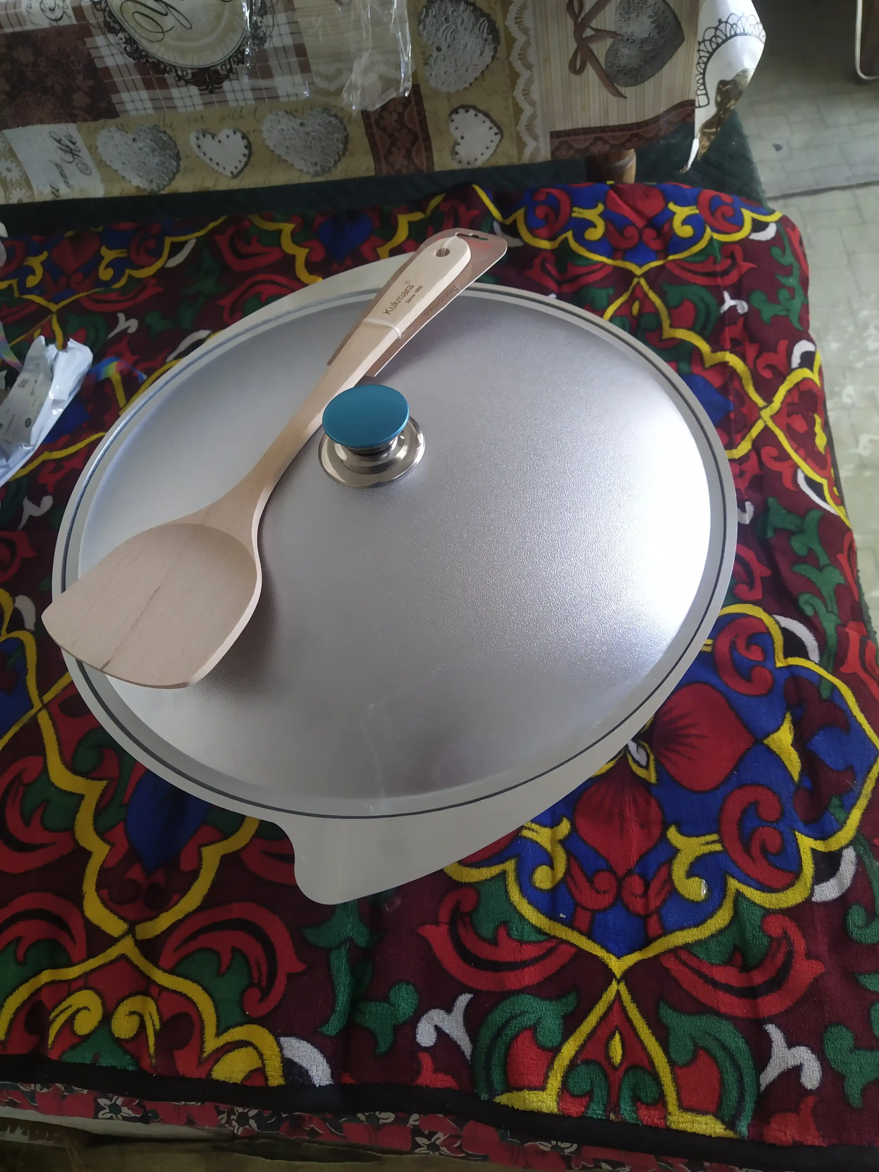 Казан Kukmara алюминиевый для плова с крышкой