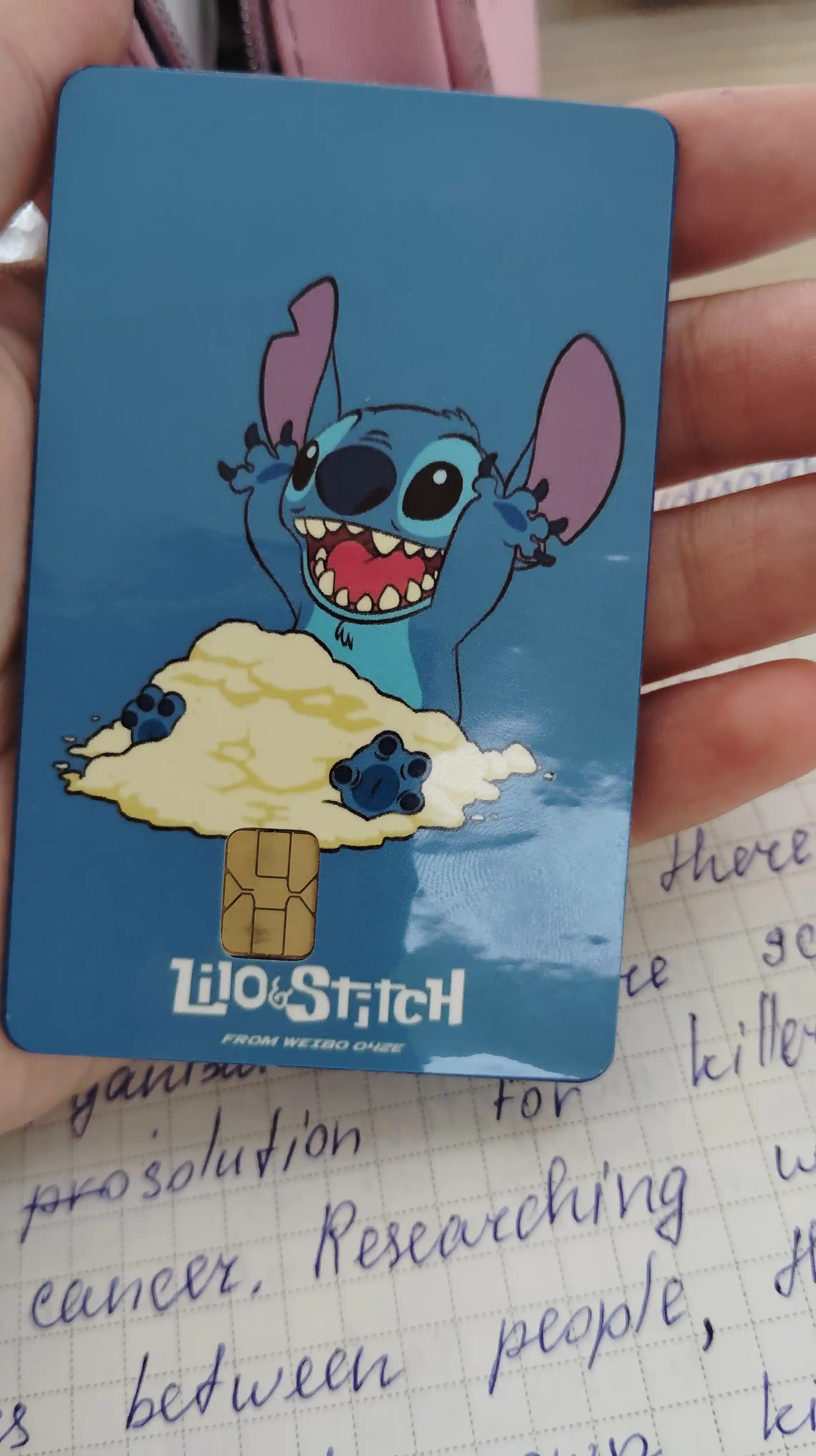 Bank kartasi va chipta stikerlari, Stich