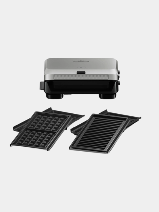 Elektr gril Braun SM5006 sendvichlar uchun 800 Vt quvvatli va yopishmaydigan qoplamali