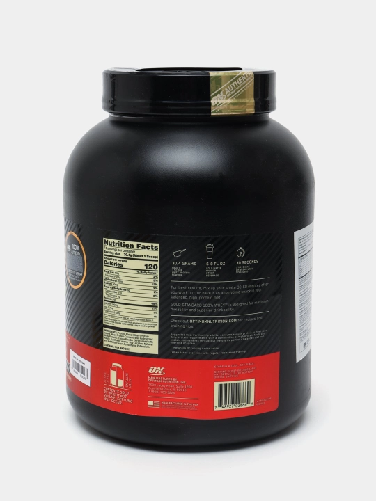 Протеин Optimum Nutrition "cо стикером" Whey Gold Standard, для набора веса, 2.27 кг
