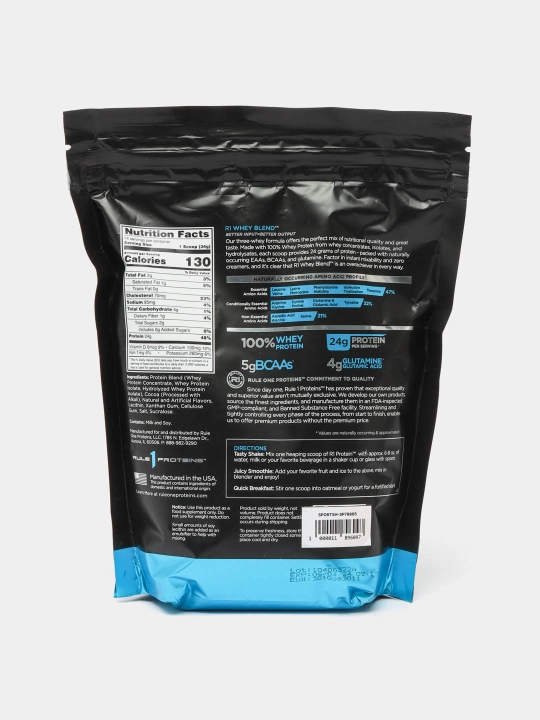 Amerikalik protein RuleOne flavored, mushaklarni kuchaytirish uchun