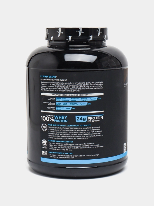 Amerikalik protein ruleone PROTEIN FLAVORED, mushaklarningi uchun, 68 ta porsiya, 2,2 kg