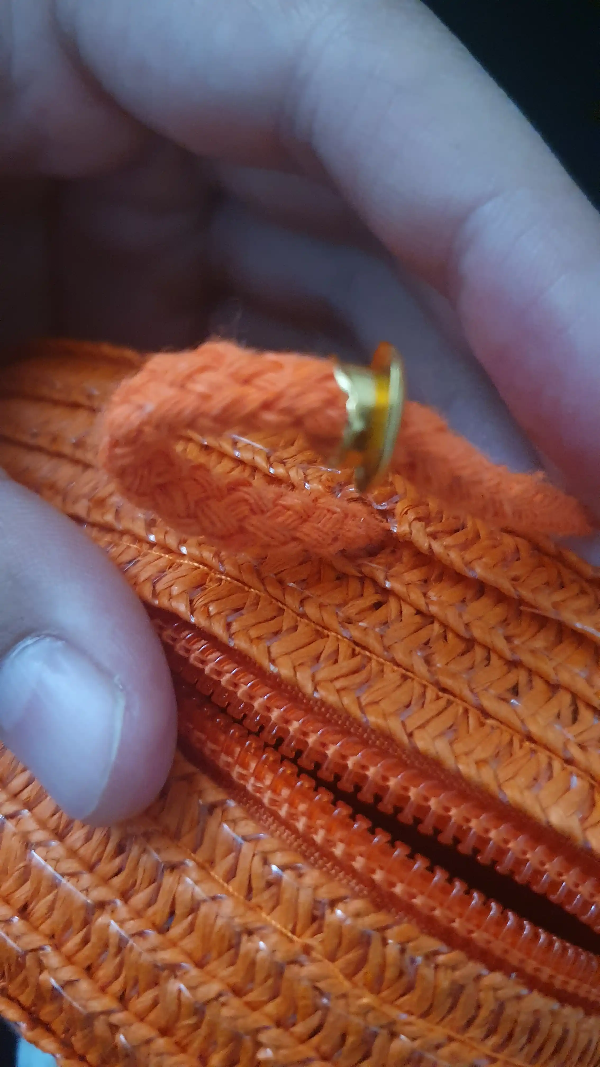 Круглая соломенная сумка, маленькая летняя сумочка Куроми для девочек