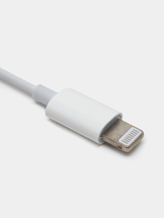 Переходник AUX to Lightning для наушников iPhone/3.5 мм mini jack