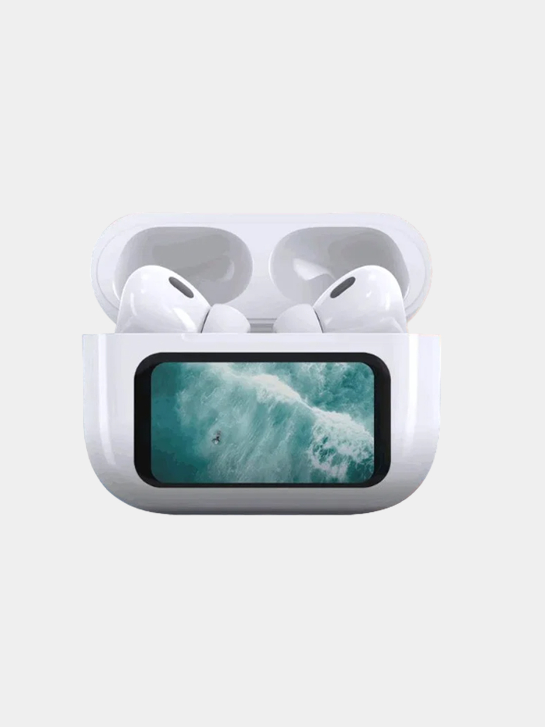 Наушники беспроводные Air pods A9 PRO с сенсорным дисплеем, объемный и ...