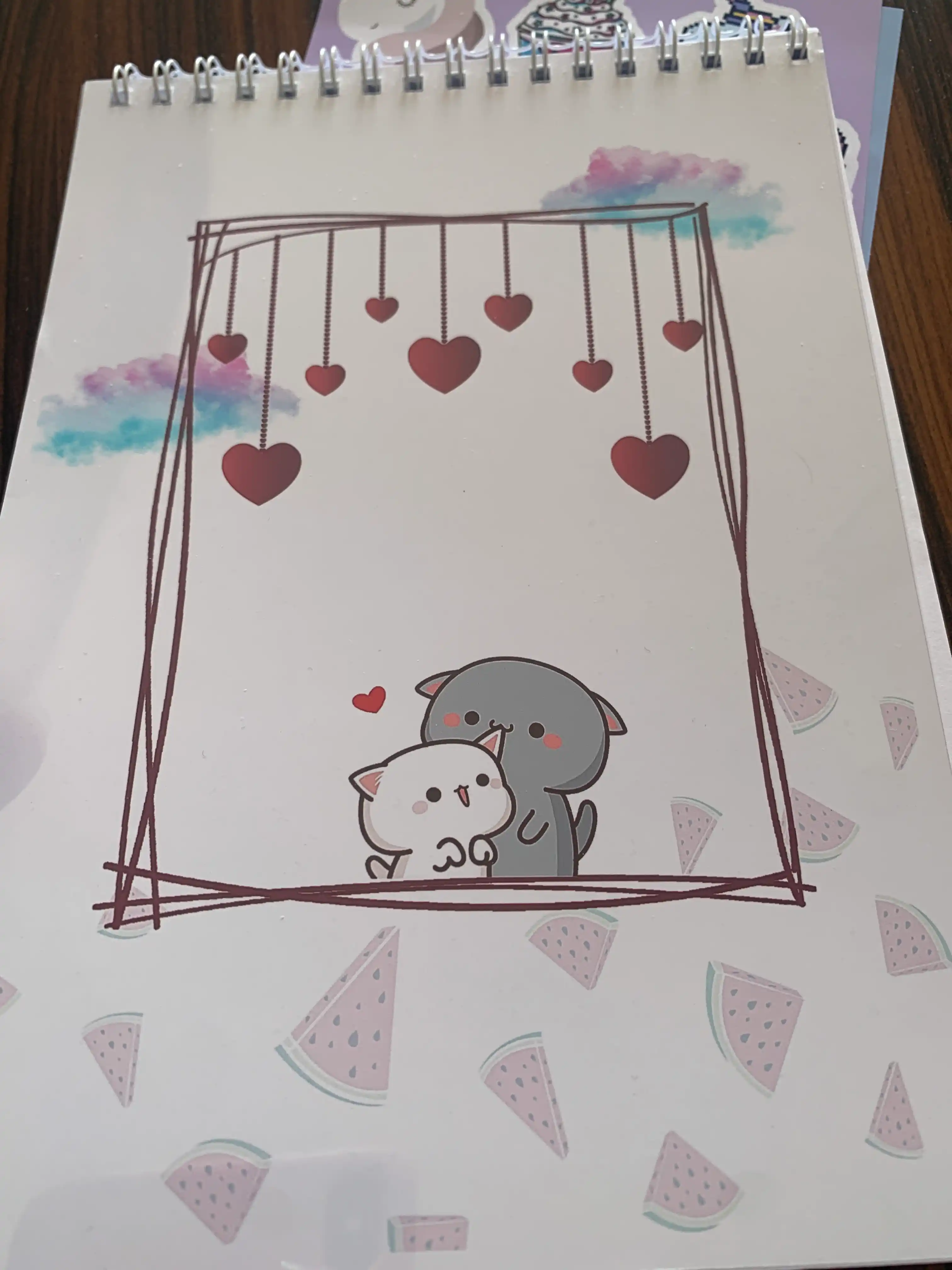 Блокнот с котиками
