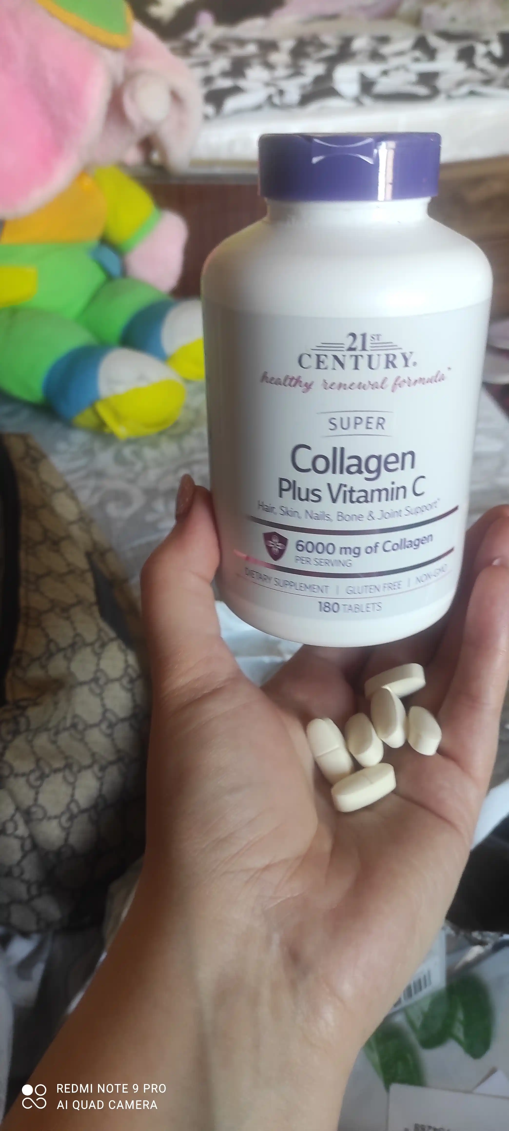 C vitamini bilan kollagen 21st Century, 6000 mg, 180 tabletka
