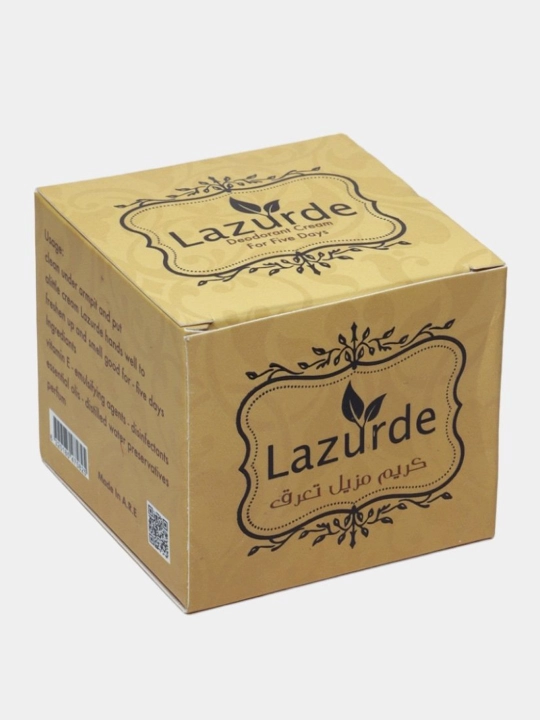 Lazurde antiperspirant dezodorant kremi, ter hidi uchun, 50 g
