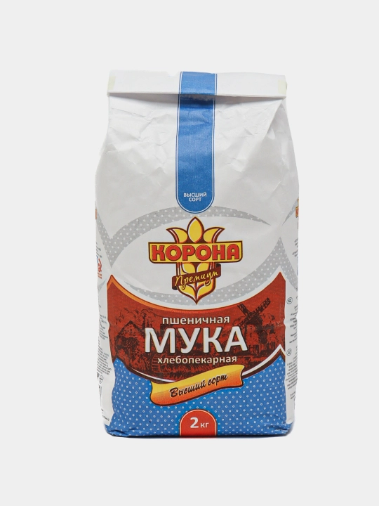 Мука "Корона", высший сорт, 2 кг