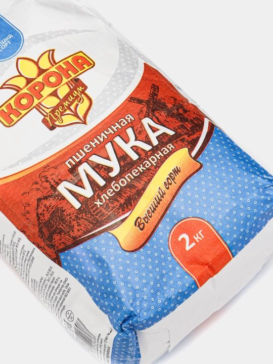 Мука "Корона", высший сорт, 2 кг
