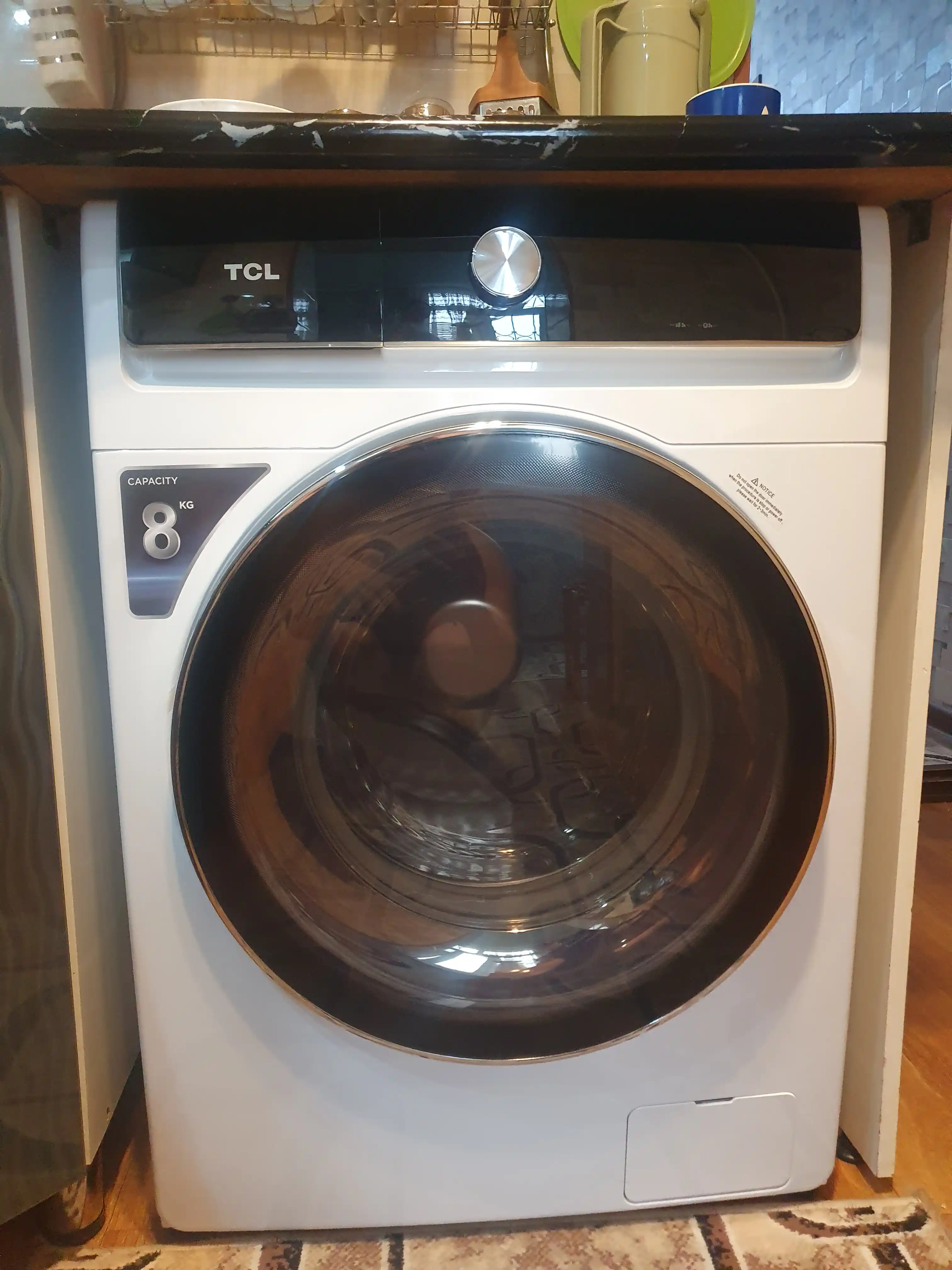 Kir yuvish mashinasi TCL P808FL Turbo Inverter Smart++ , 8 kg, 2 xil rang