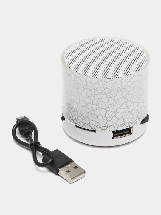 Mini-dinamik, "Bluetooth LED podsvetka" portativ, simsiz kolonkala - 