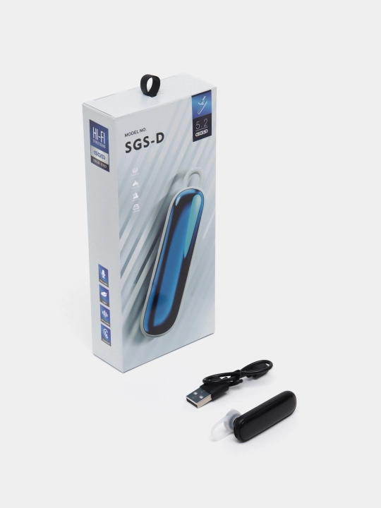 Gapirish uchun SGS simsiz eshitish vositasi, Bluetooth BC37, bitta quloqli quloqchin