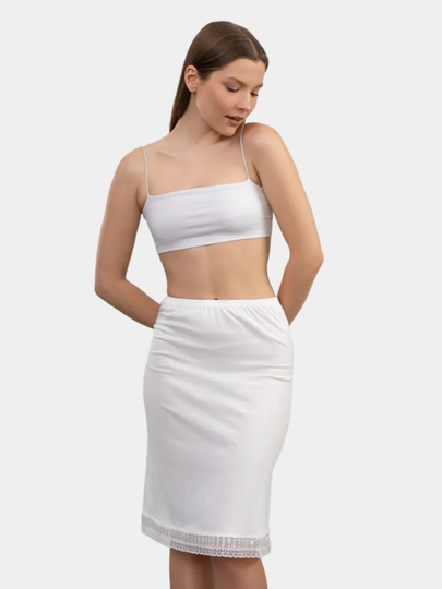 Yubka ostidagi panties, pastki korinish