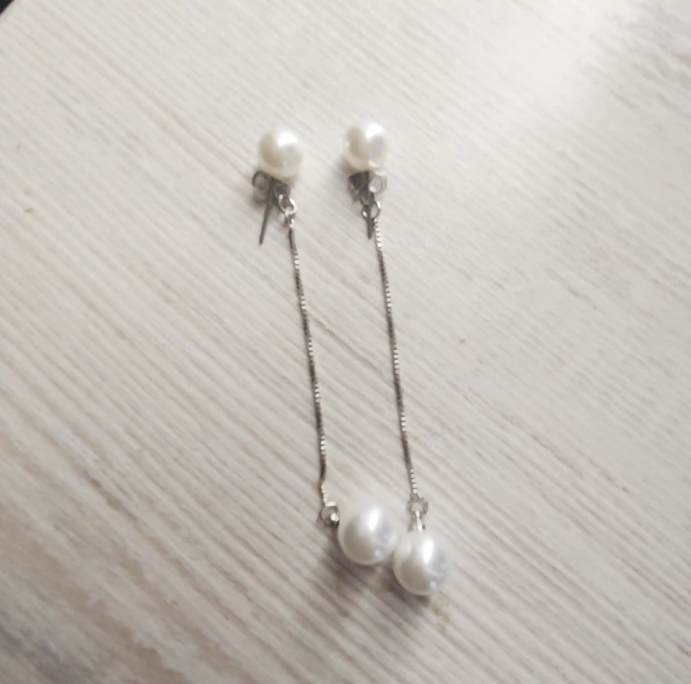 Серьги бижутерные Кошачий глаз, длинные на цепочке, Серьги женские